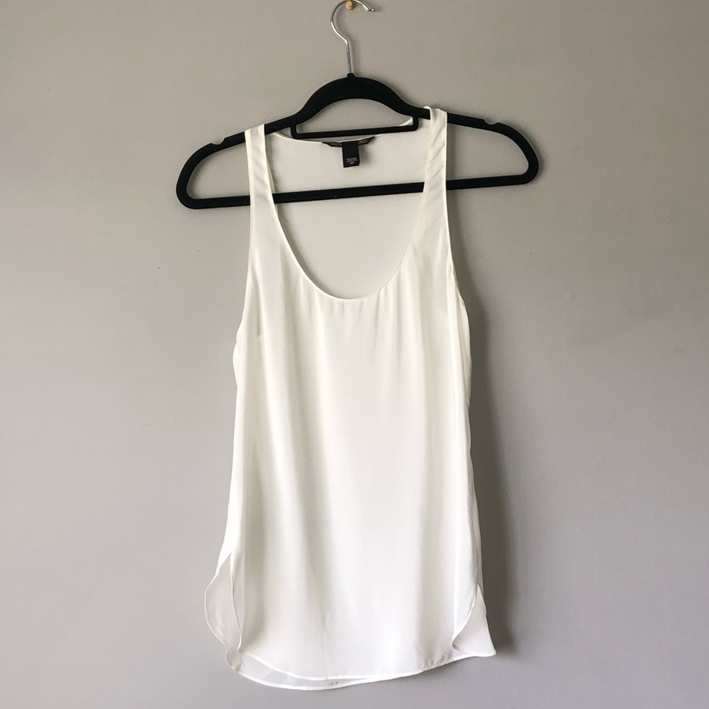 Victoria’s Secret White Sheer Tank Top